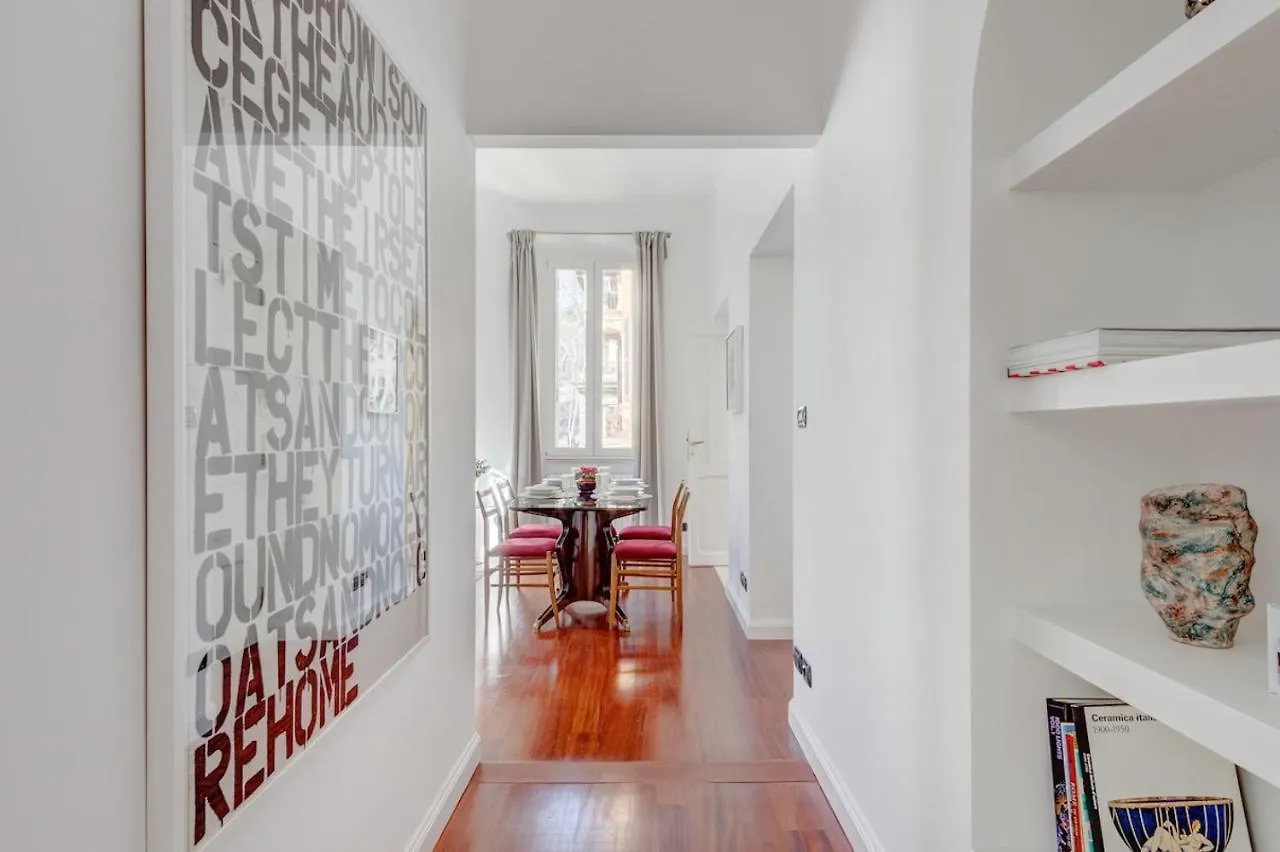 Trastevere Glorioso Wood 2 Bedrooms Apartment Rome